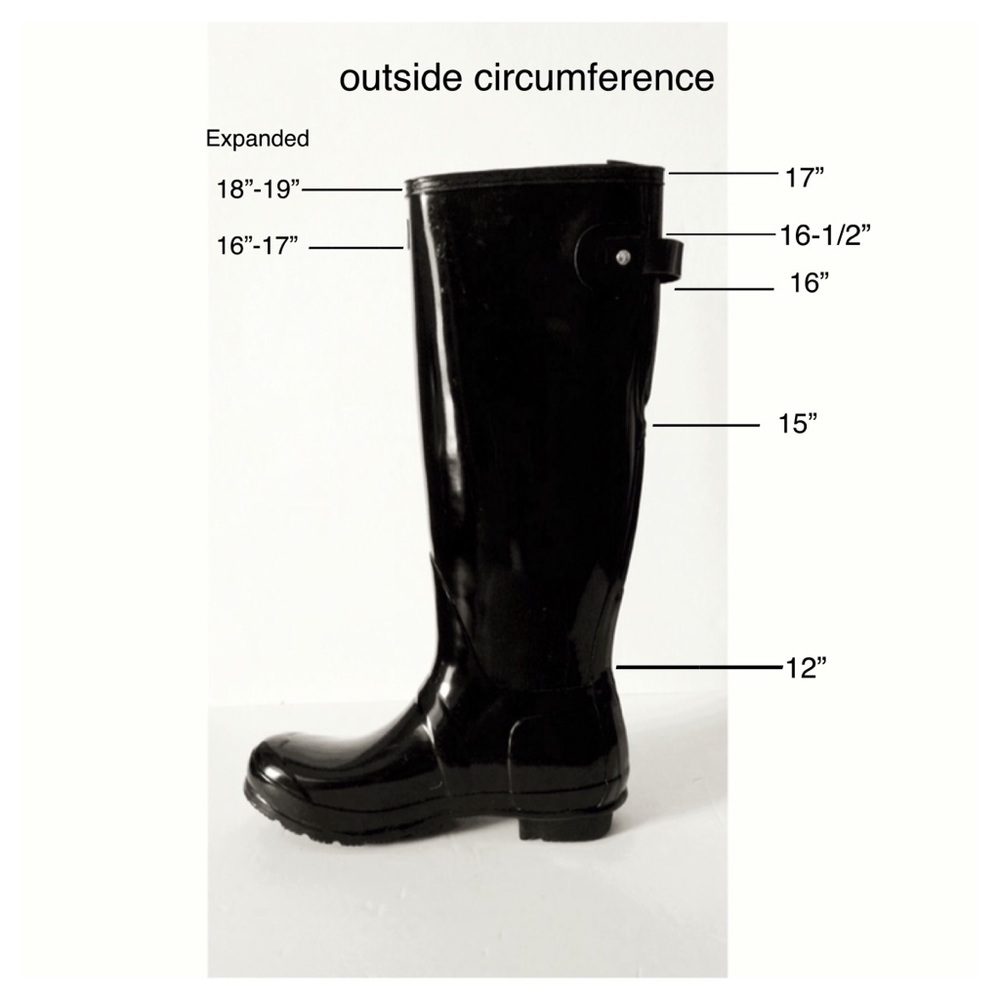 Hunter Original Gloss Adjustable Boots - Picture 9 of 9